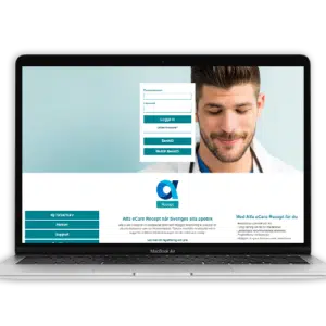 Alfa eCare Prescription screen