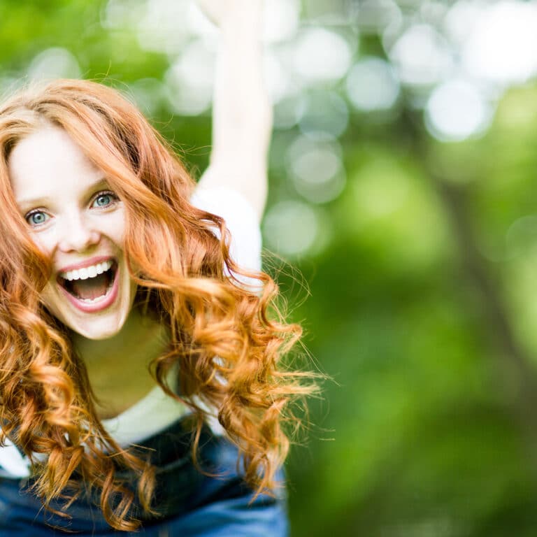 Alfa eCare - happy woman