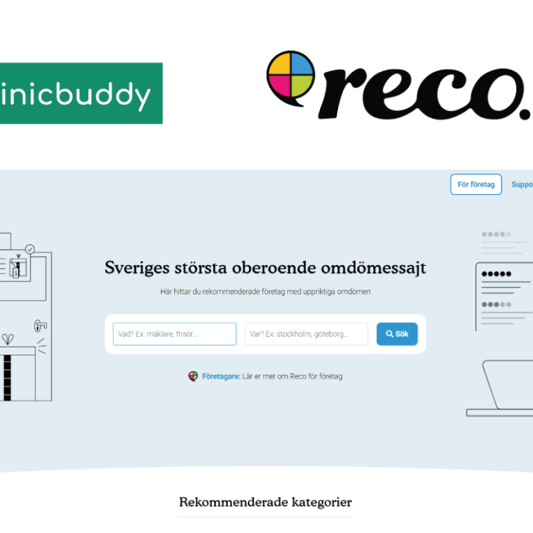 Clinicbuddy-Reco-samarbete